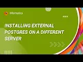 How to install external postgres on a different server