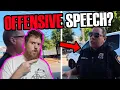 Ticket for Offensive Speech in Texas
