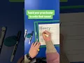 Discover the key to teaching preschoolers name writing using three lines for guidance tracing and
