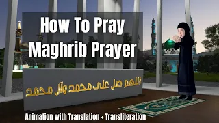 How to Pray Maghrib Prayer Easy to Follow Animation