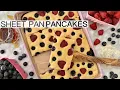 Fluffy Sheet Pan Protein Pancakes Easy Kodiak Cakes Breakfast Recipe