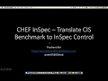 CHEF InSpec - Translate CIS Benchmark to InSpec Control