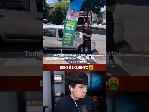 Lei cidade limpa NÃO VALE EM TEMPOS DE ELEIÇÃO... #Shorts