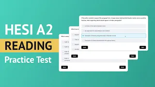 HESI A2 Reading Practice Test Every Answer Explained Author s Purpose Main Idea More