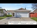 Single Story Home for Sale in Sacramento CA 3 Bed Vineyard Near Elk Grove
