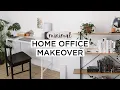 MINIMAL OFFICE MAKEOVER DIY Office Refresh On A Budget