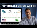Mastering WHERE Clause in MySQL Filtering Data Like a Pro