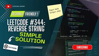Reverse a String Simple Easy Explanation LeetCode Easy Beginners Python Solution