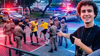 CHAMARAM A POLICIA PRO NOSSO EVENTO DE FUTSKATE!🚔😱