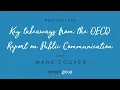 Masterclass Key takeaways from the OECD Report on Public Communication with Mark Cooper