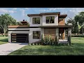Modern House Plan - 498
