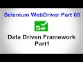 Selenium WebDriver Part68 Data Driven Framework in Selenium WebDriver Part 1