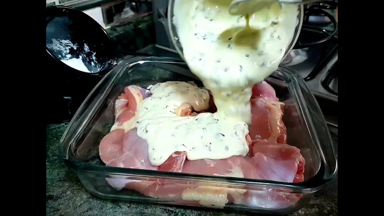 Receita dia 09/05/2013 - Carne com creme de cebola. 