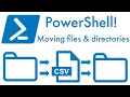 PowerShell Moving Files and Directories