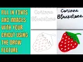 How to fill in any font in Cricut Design Space - No more bubble letters