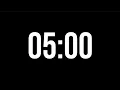 5 Minute Countdown Timer Minimal