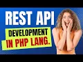 Rest Api Development In Php Tutorial For Beginners In Hindi
