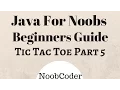 Tic Tac Toe GUI Project Part 5 Java Swing