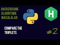 HackerRank Algorithmik Masalalar 2-qism Python Compare Triplets