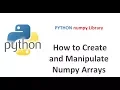 Python Numpy Tutorial Introduction of numpy array how to create numpy array from list and tuple