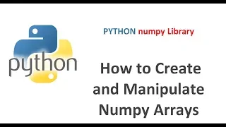 Python Numpy Tutorial Introduction of numpy array how to create numpy array from list and tuple
