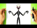 How to DRAW The PUPPET - Five Nights at Freddy s