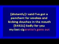 IDLES  - Never Fight A Man With A Perm (karaoke)