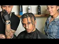 Travis Scott Inspired Braids Hairstyle Afro Haircut