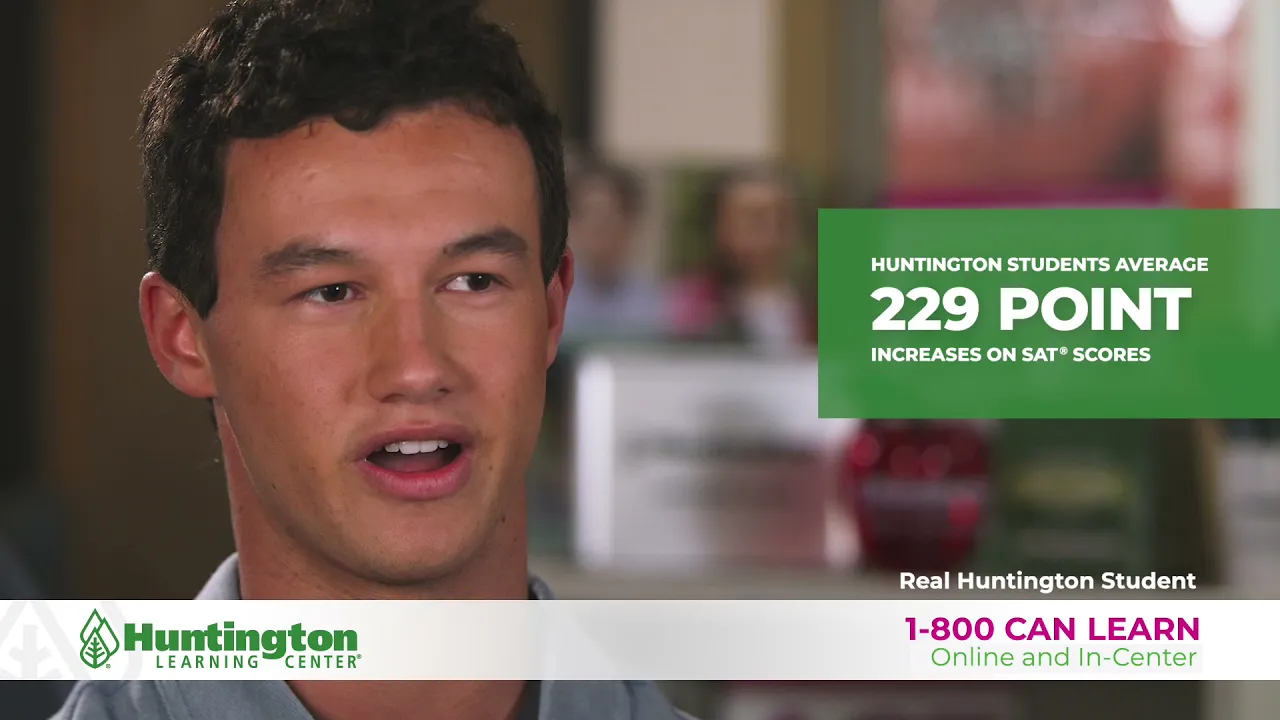 Huntington Helps — Huntington Learning Center — SAT/ACT Test Prep (YouTube video ad)