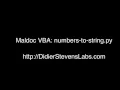 Maldoc numbers-to-string py
