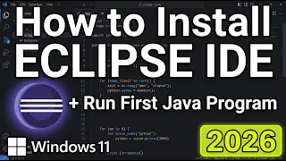 Complete Eclipse IDE 2026-06 Setup for Java Beginners 2026 Tutorial