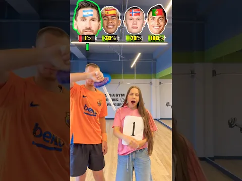 🐱FOOTBALL ENERGY 🪫 VS ROTATION SPEED OF THE RINGS/WHO WON?🏆 #football #soccer #messi #ronaldo