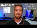 Excel SPARKLINES and why NOT to USE THEM