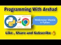 Opening Websites In Google Chrome Using webbrowser Module In Python Programming Language