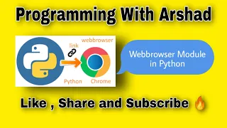 Opening Websites In Google Chrome Using webbrowser Module In Python Programming Language