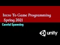 Unity Game Programming Tutorial MaskedSpawn preventing spawn collisions using colliders overlaps