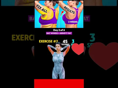 Day 2 Of 6 Define Bat Wings & Lift Armpit Rolls In 15 Minutes
