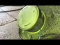 How to replace the line on a Ryobi One 18v Line Trimmer