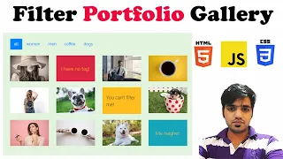 How To Create a Portfolio Filter Gallery using HTML CSS JavaScript Filterable Image Gallery