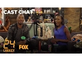 Corey Hawkins Anna Diop Get To Know Each Other In The FOX Lounge Season 1 24 LEGACY