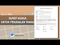 Download Lagu SURAT KUASA UNTUK PENJUALAN TANAH || SURAT KUASA