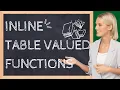 How to use Inline Table Valued Functions SQL User Defined Functions Part - 04