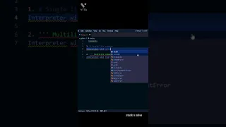 Comments in Python Single line comments Multi line Comments doc string