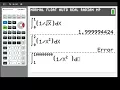 Improper Integrals on the TI-84 Plus CE Graphing Calculator