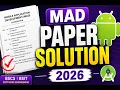 Mobile Application Development Solved Paper Important Exam Questions Answers