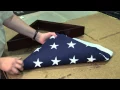 How to Fold a Flag for Putting it into a Memorial Case