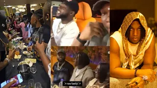 davido host dinner to welcome his new artiste boi chase to his record label dwm