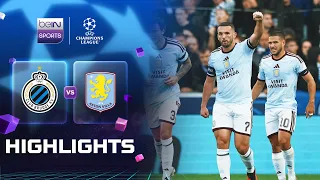 Club Brugge 2-3 Aston Villa | Champions League 26/27 Match Highlights