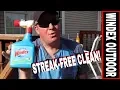 STREAK-FREE SHINE USING WINDEX OUTDOOR CLEANER AROUND HOUSE