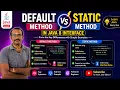Default Method vs Static Method in Java 8 Interface Key Differences Explained in Tamil